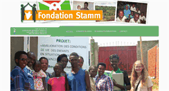 Desktop Screenshot of fr.fondation-stamm.org